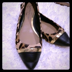 Jessica Simpson Leopard ballerina flats